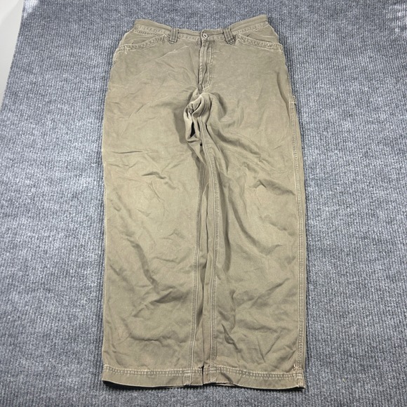 Vintage Old Navy Pants Men's 34x32 Carpenter Khaki Cotton Workwear Skater Y2K - Picture 3 of 9